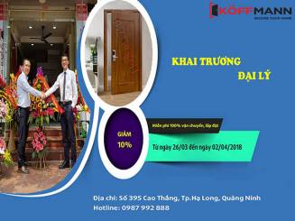 Khai trương đại lý cửa thép vân gỗ tại Quảng Ninh Khai trương đại lý cửa thép vân gỗ tại Quảng Ninh