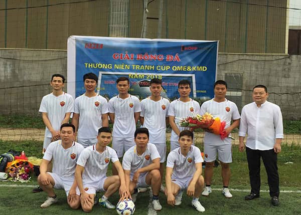 Khai mạc giải bóng đá thường niên “QME&KMD CUP 2018”