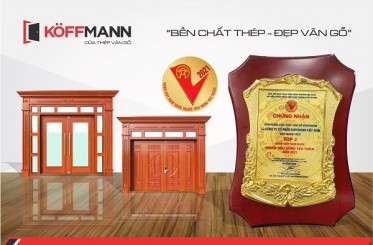 Baoxaydung.com.vn - Koffmann đạt giải thưởng Top 2 “Hàng Việt Nam được người tiêu dùng yêu thích 2021”
