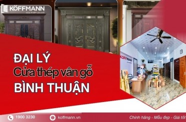 Đại lý cửa thép vân gỗ tại Bình Thuận【Mẫu Đẹp, Giá Tốt】