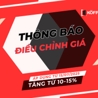Koffmann - Điều Chỉnh Giá Bán Sản Phẩm Từ Ngày 15/07/2025
