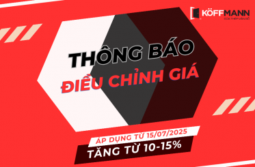 Koffmann - Điều Chỉnh Giá Bán Sản Phẩm Từ Ngày 15/07/2025