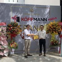 Cửa thép vân gỗ Koffmann tưng bừng khai trương đại lý Cường Lộc Phát - Khánh Hòa