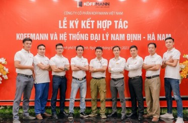 Koffmann tổ chức ký hợp đồng đại lý khu vực Nam Định - Hà Nam 