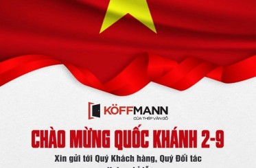 Koffmann thông báo nghỉ lễ Quốc Khánh 2/9/2022