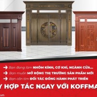 Koffmann tuyển đại lý cửa thép vân gỗ tại Gia Lộc - Hải Dương