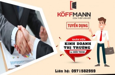 Công ty cổ phần Koffmann Việt Nam tuyển dụng nhân viên kinh doanh thị trường miền Trung