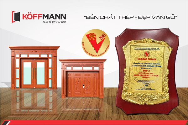 Koffmann đạt Top 2 "Hàng Việt Nam được người tiêu dùng yêu thích" năm 2021