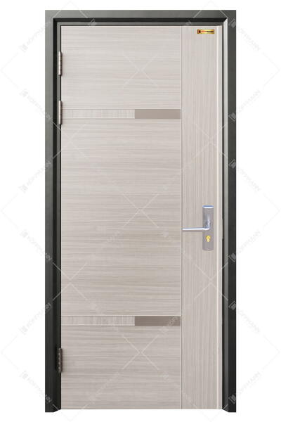 Cửa phòng ngủ thép vân gỗ Deluxe