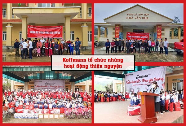 Koffmann tổ chức hoạt động từ thiện tại Quảng Bình, Cao Bằng