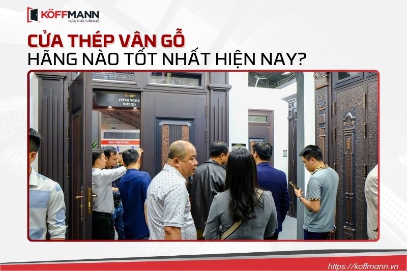 Cửa thép vân gỗ loại nào tốt? Top 5 thương hiệu uy tín 