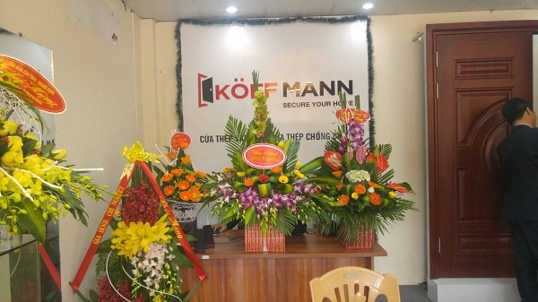 Koffmann khai trương đại lý cửa thép vân gỗ tại Thanh Hóa