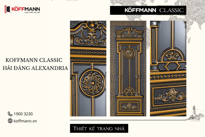 Koffmann Classic - Hải Đăng Alexandria có thiết kế độc đáo