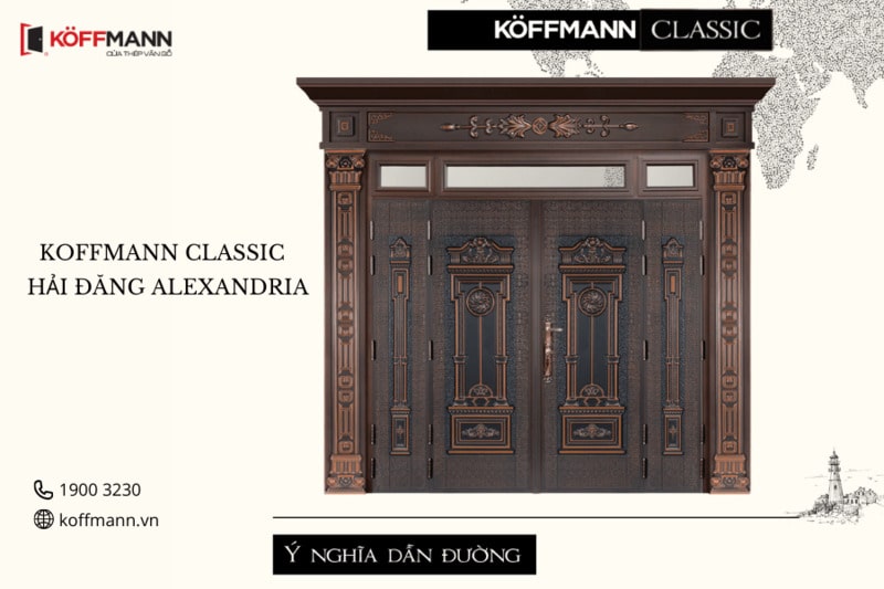 Koffmann Classic - Hải Đăng Alexandria mang ý nghĩa dẫn đường và bảo vệ