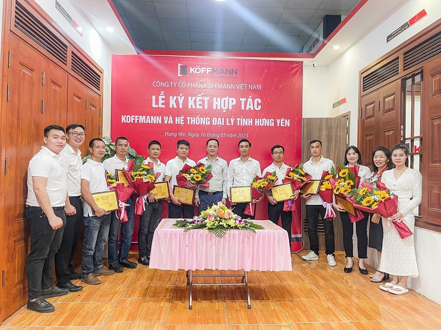 Koffmann ký kết hợp đồng đại lý khu vực Bắc Ninh