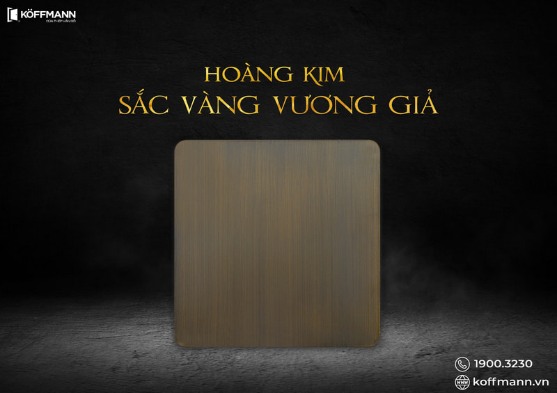 Gam màu Hoàng Kim của dòng cửa Koffmann Classic - Sắc vàng vương giả