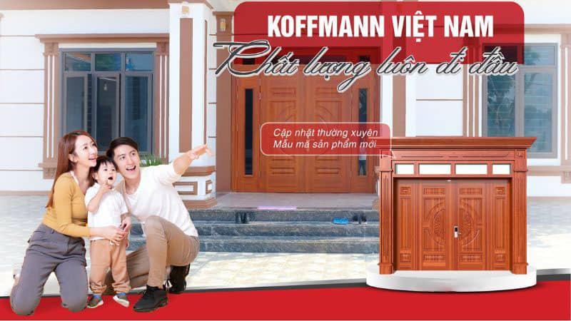 Koffmann thương hiệu cửa thép vân gỗ chính hãng hàng đầu tại Việt Nam