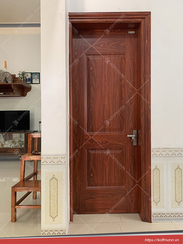 Mẫu cửa thép vân gỗ KG-1.06-1TK