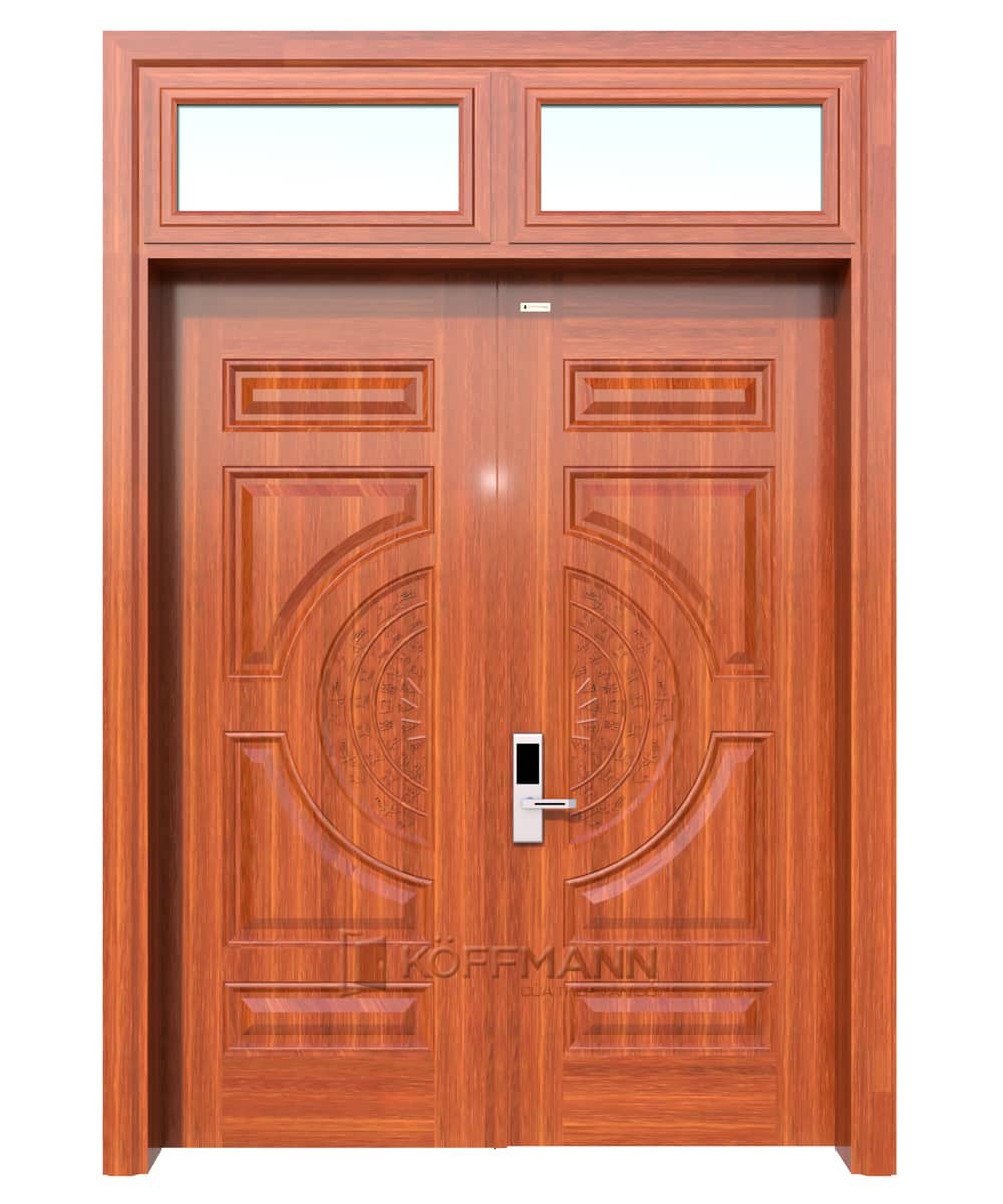 Cửa thép vân gỗ KG-22.01T.01T-2TK