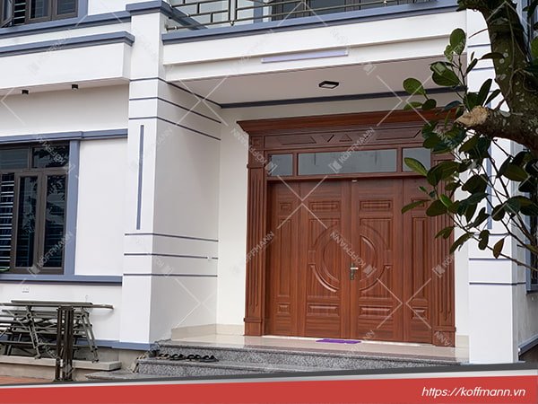 cửa thép vân gỗ Luxury KL-41.01.03-4TK đẹp nhất