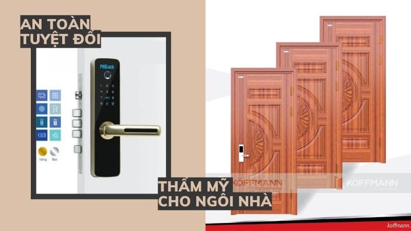 Koffmann dẫn đầu về dịch vụ khách hàng và bảo hành cửa thép vân gỗ