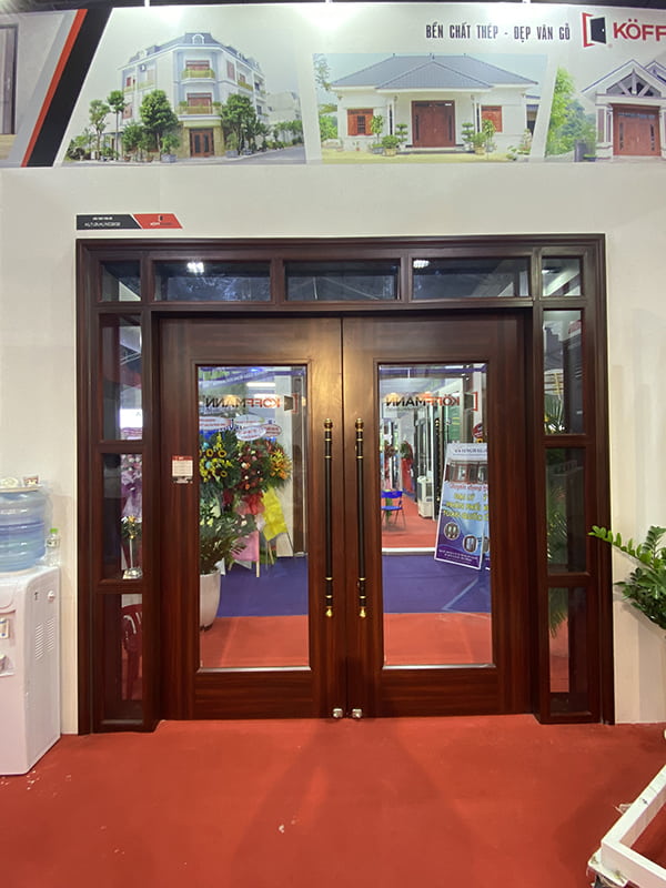 cửa luxury Koffmann tại triển lãm Quốc tế VIETBUILD TP HCM 2022