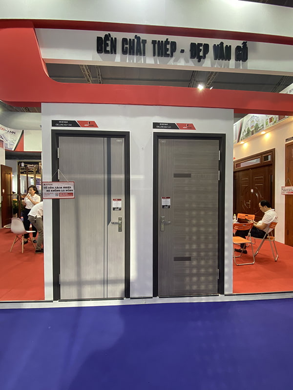 cửa thép deluxe của Koffmann tại triển lãm Quốc tế VIETBUILD TP HCM 2022
