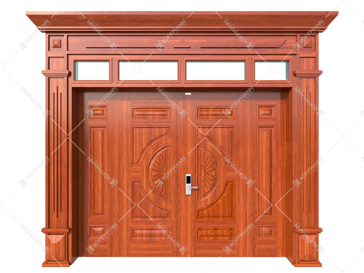 Cửa thép vân gỗ Luxury KL-41.01H.03A-4TK