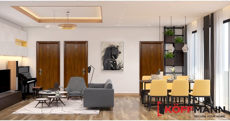 cửa thép vân gỗ koffmann