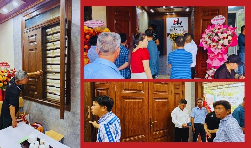 Khách hàng trải nghiệm sản phẩm tại Showroom