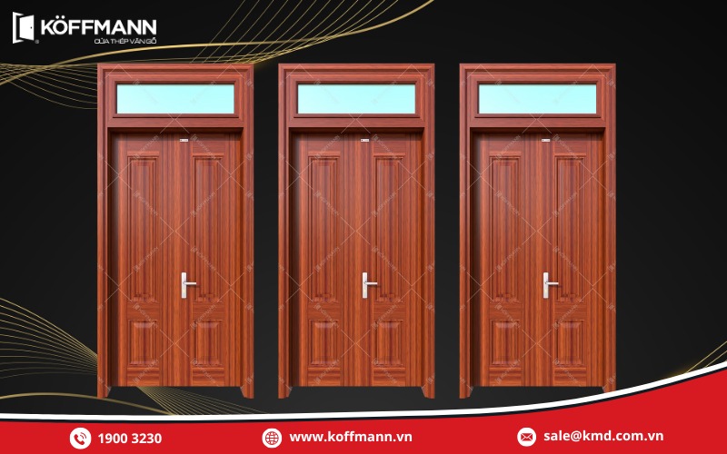 Cửa thép vân gỗ KG-22.CS2-1TK