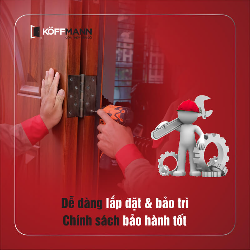 Quy trình sản xuất cửa thép vân gỗ 4 cánh lệch nhanh gọn trong 15 ngày